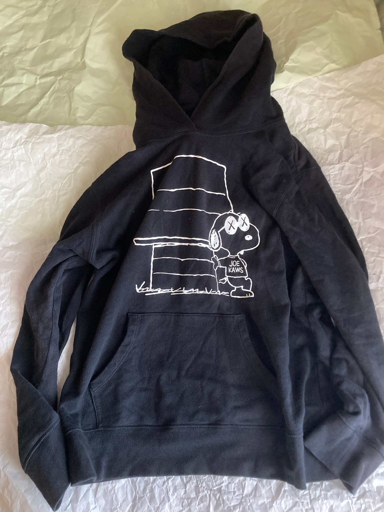 Uniqlo x KAWS x Peanuts Joe Kaws Doghouse Hoodie "Black"