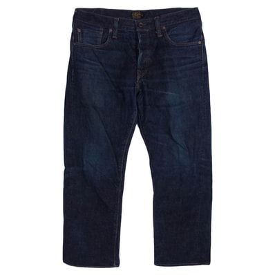 COOTIE クーティー デニムパンツ セルビッチ ボタンフライ デニム パンツ インディゴブルー系 34【中古】