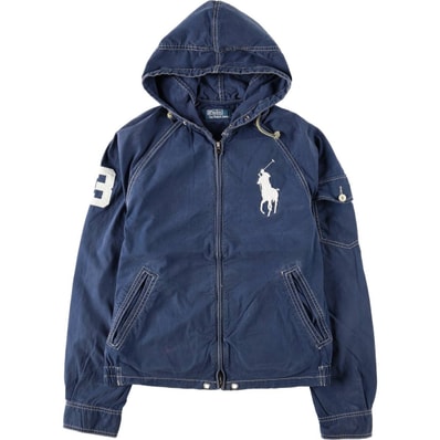 古着 ラルフローレン Ralph Lauren POLO by Ralph Lauren ビックポニー コットンパーカー メンズM相当/eaa678323