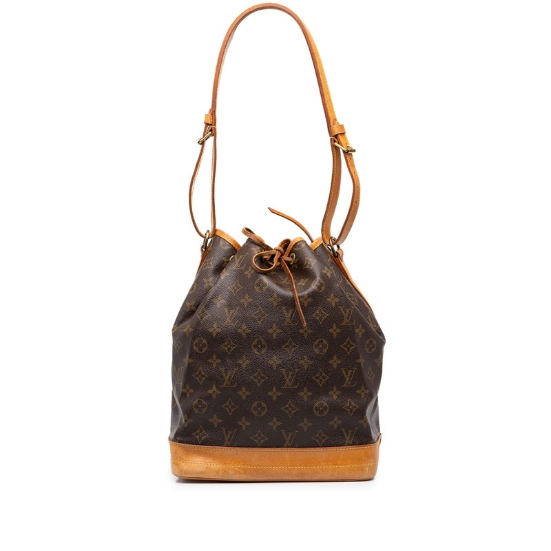 ルイ ヴィトン モノグラム ノエ ショルダーバッグ M42224 ブラウン PVC レザー レディース LOUIS VUITTON 中古