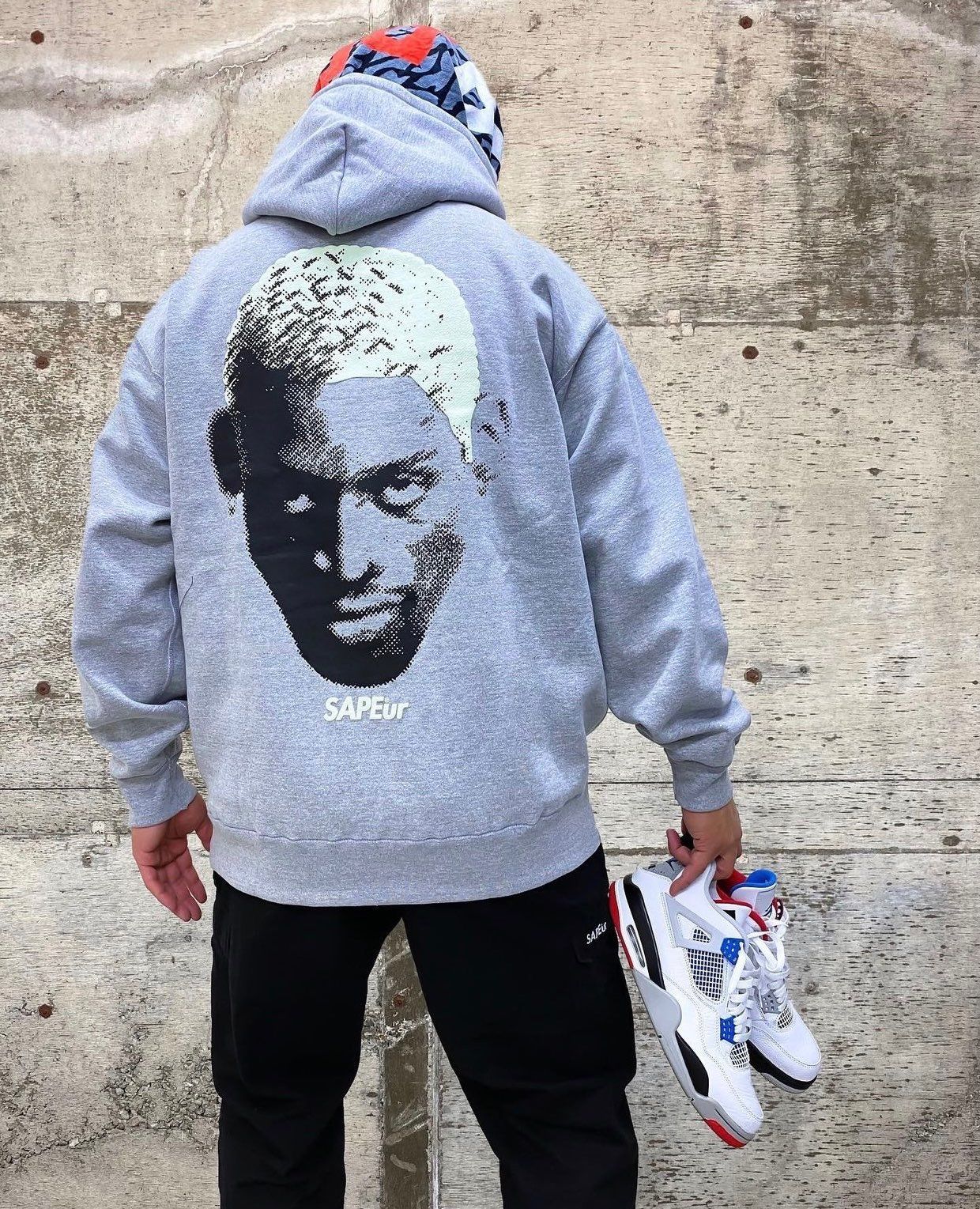 SAPEur x MASATOSHI HAMADA HOODIE "Black"