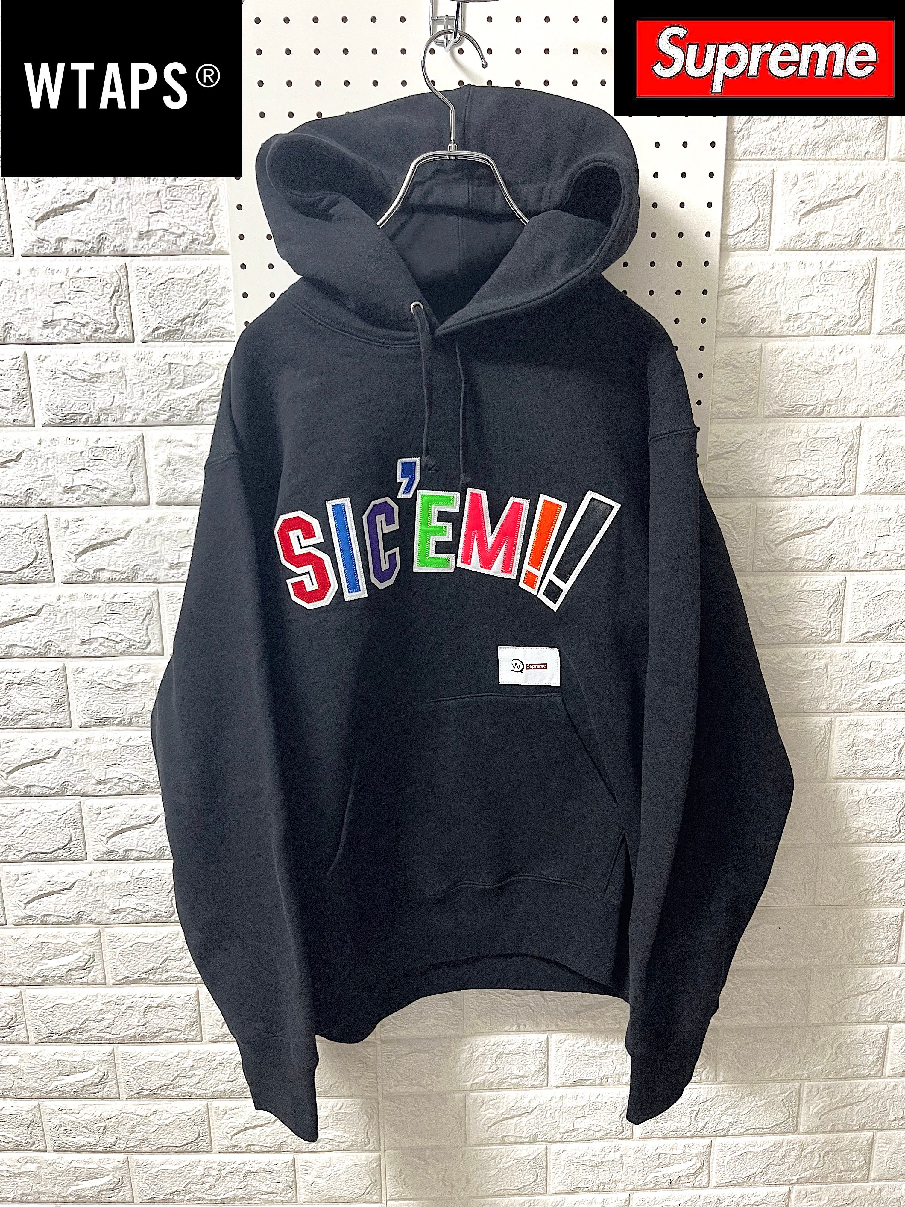 Supreme / WTAPS Sic'em! Hooded Sweatshirt "Black"