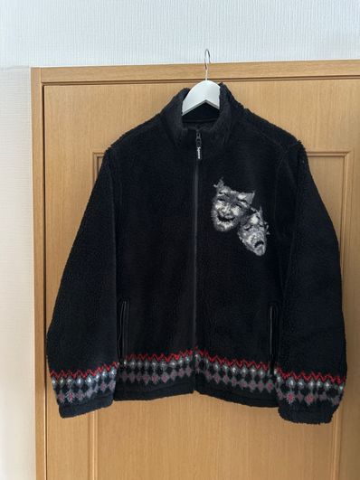 Supreme Drama Mask Fleece Jacket "Black"