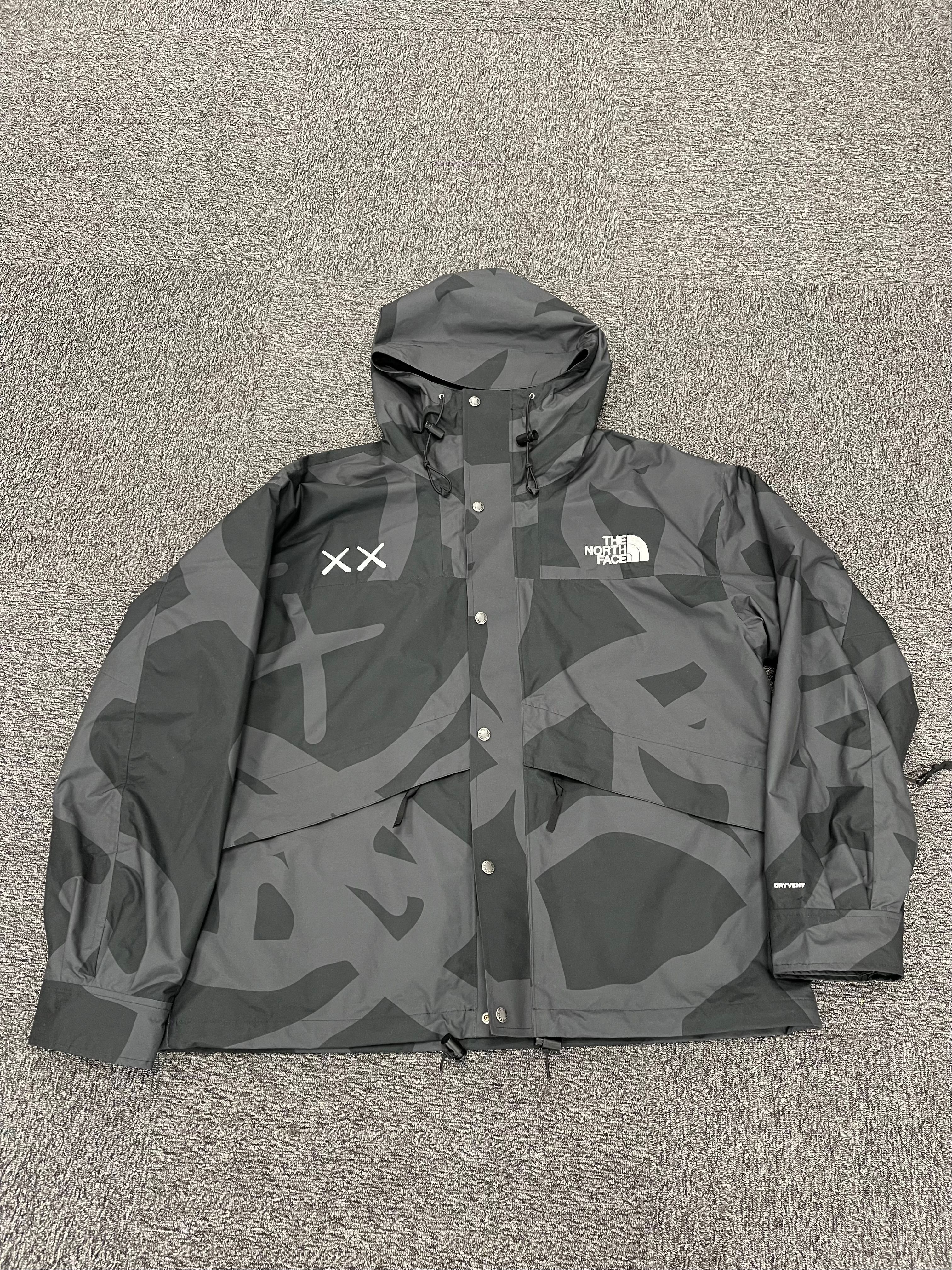 The North Face Kaws Retro 1986 Mountain Jacket "Black"