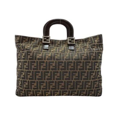 フェンディ FENDI キャンバス ハンドバッグ【中古】