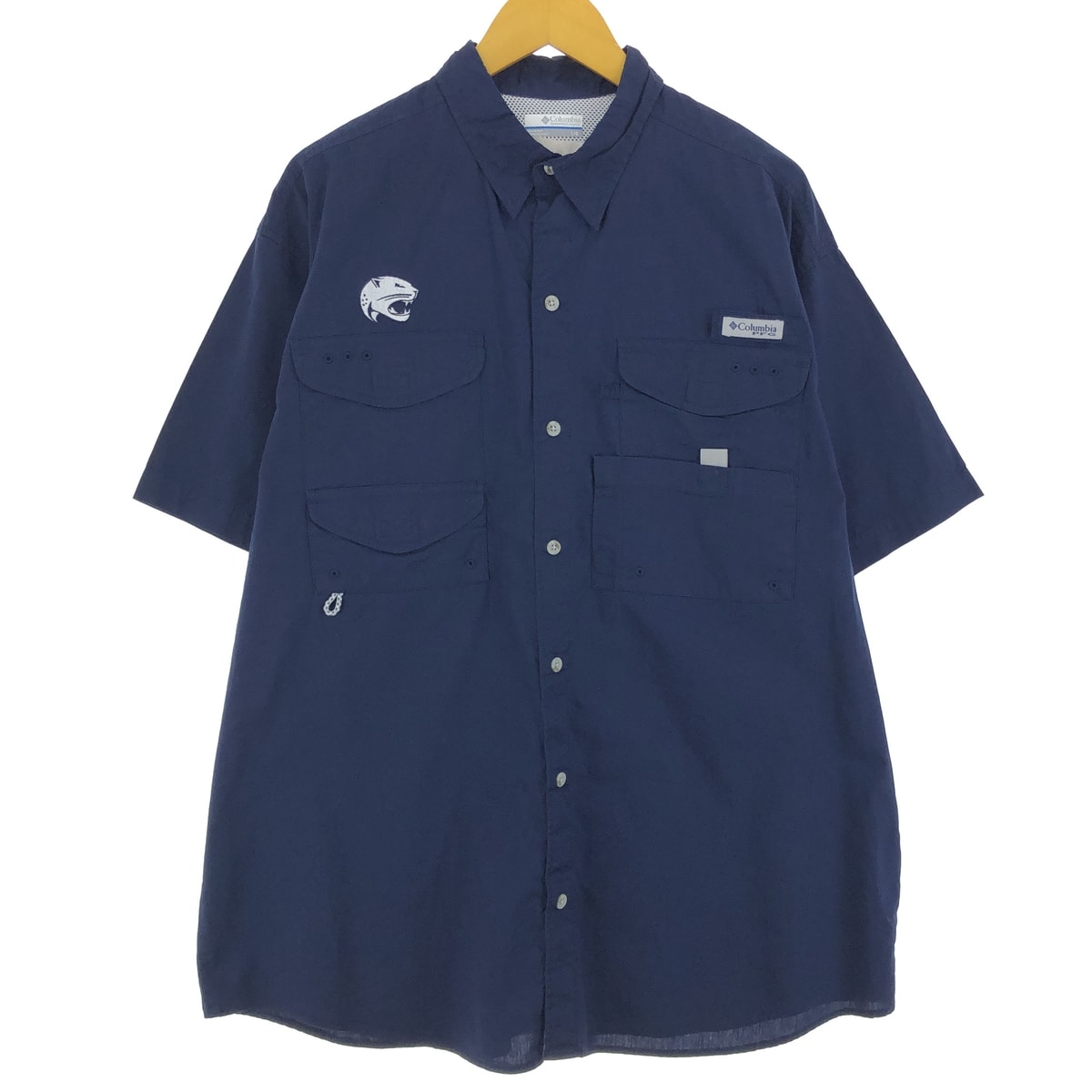 古着 コロンビア Columbia 半袖 フィッシングシャツ メンズL相当/eaa466876