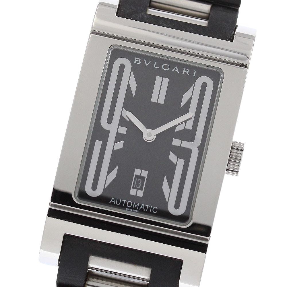 ブルガリ レッタンゴロ デイト RT45S 自動巻き メンズ 【中古】