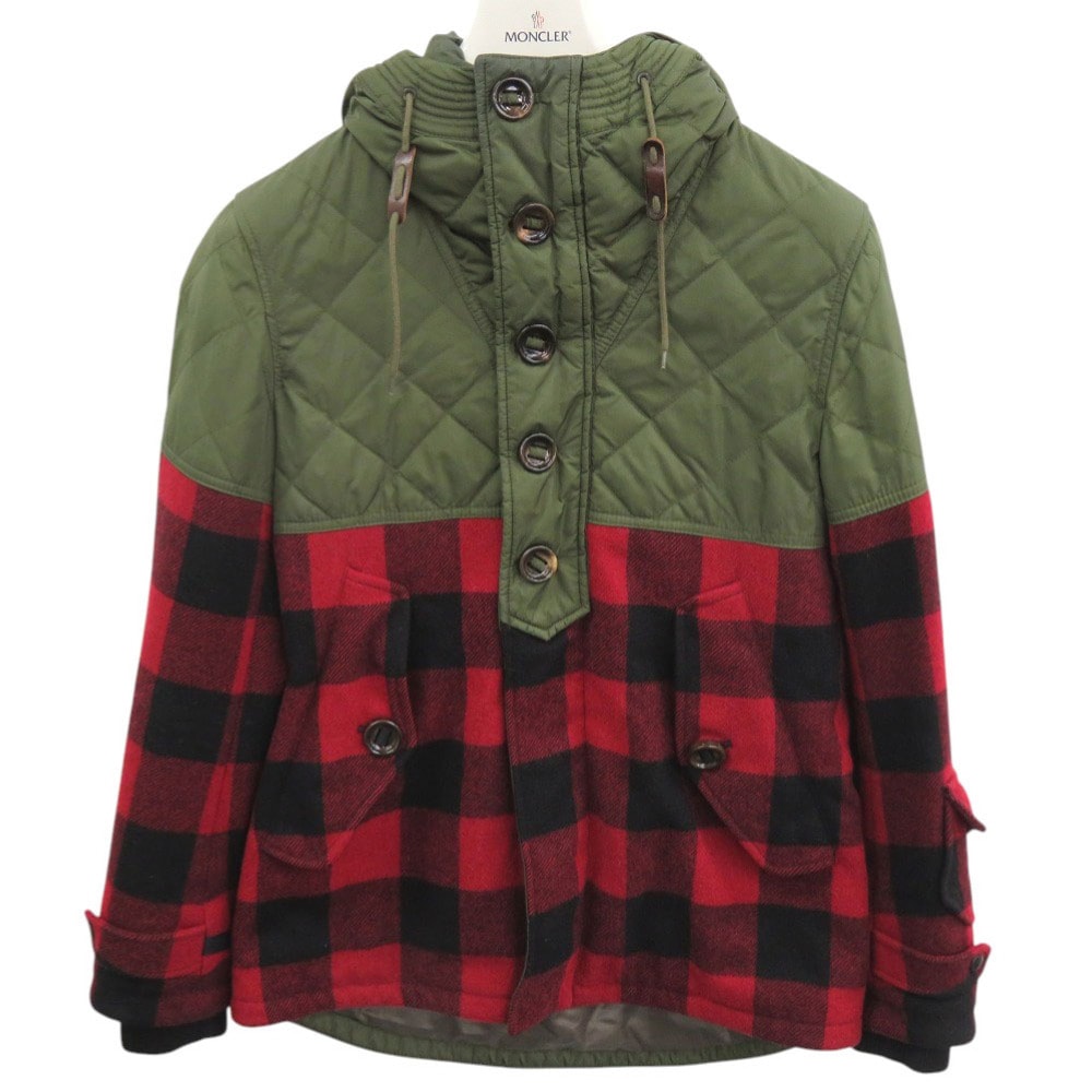 モンクレール  ALTIER GIUBBOTTO チェック柄