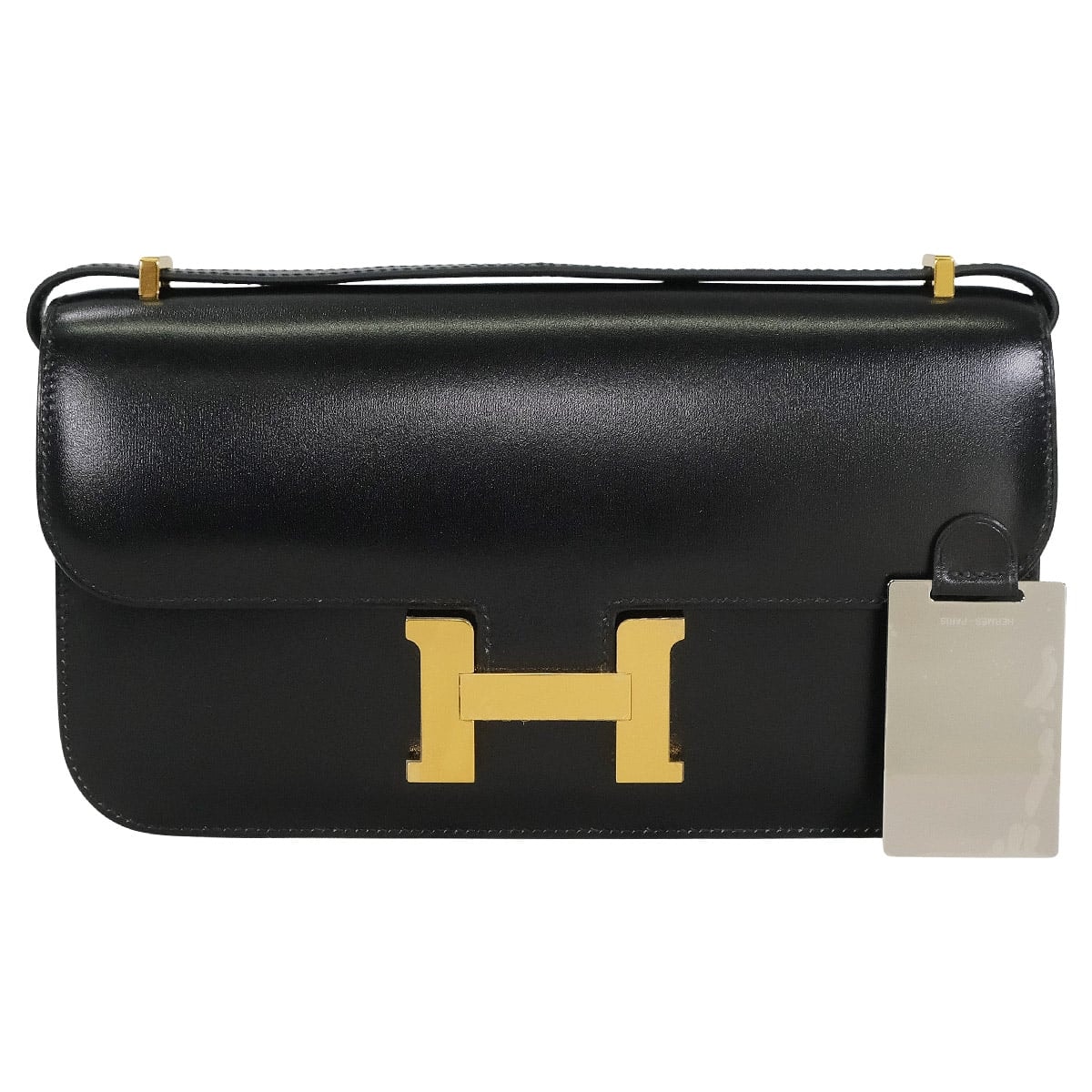 HERMES エルメス ショルダーバッグ コンスタンス エラン ミロワール 黒 (ブラック) ボックスカーフ ゴールド金具 W刻印 新品未使用