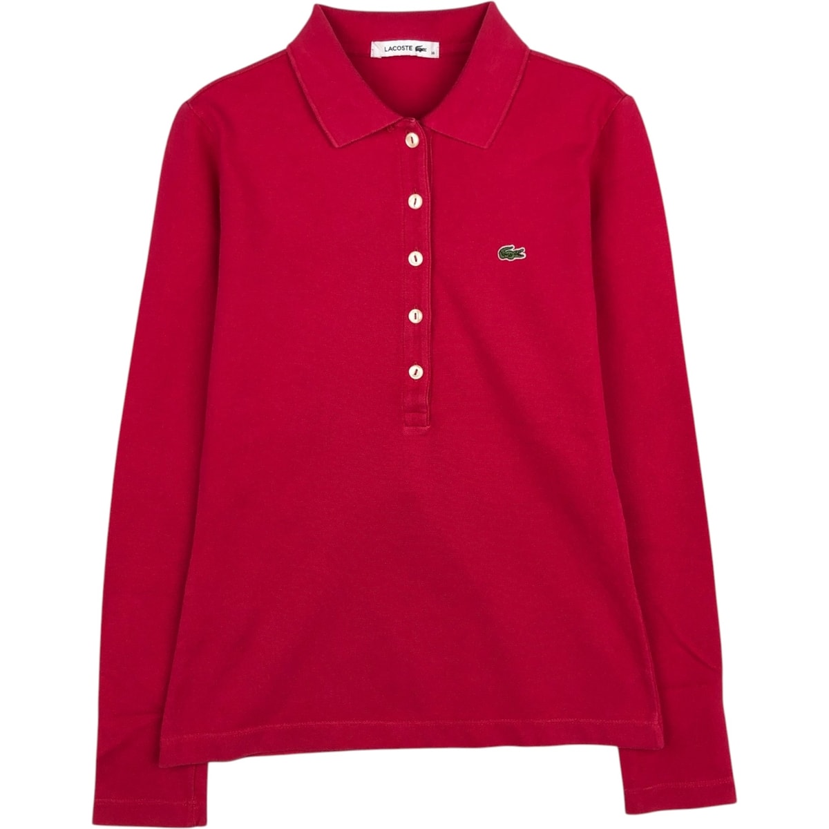 古着 ラコステ LACOSTE 長袖 ポロシャツ レディースXS相当/eaa633953