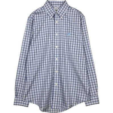 古着 ブルックスブラザーズ Brooks Brothers Est.1818 REGENT 長袖 ボタンダウンチェックシャツ メンズM相当/eaa677001