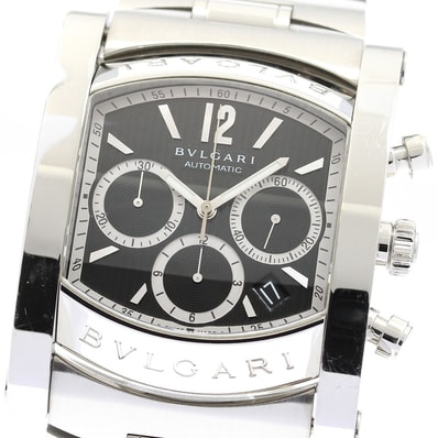 ブルガリ アショーマ クロノグラフ デイト AA48SCH メンズ 【中古】