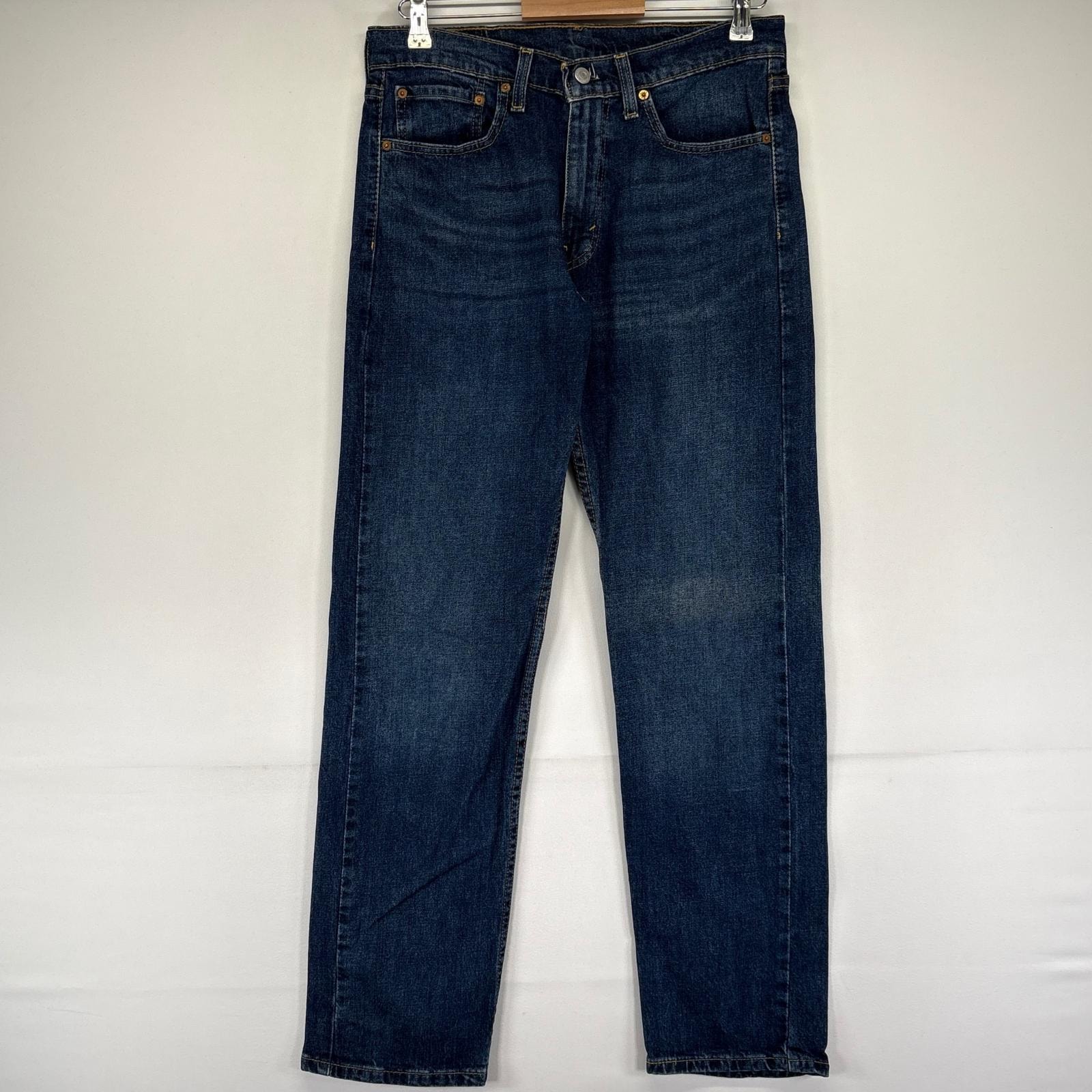 古着 リーバイス Levi's デニム パンツ デニムパンツ Gパン 505 ジッパーフライ テーパード 5ポケット W32×L32  ブルー系 メンズ