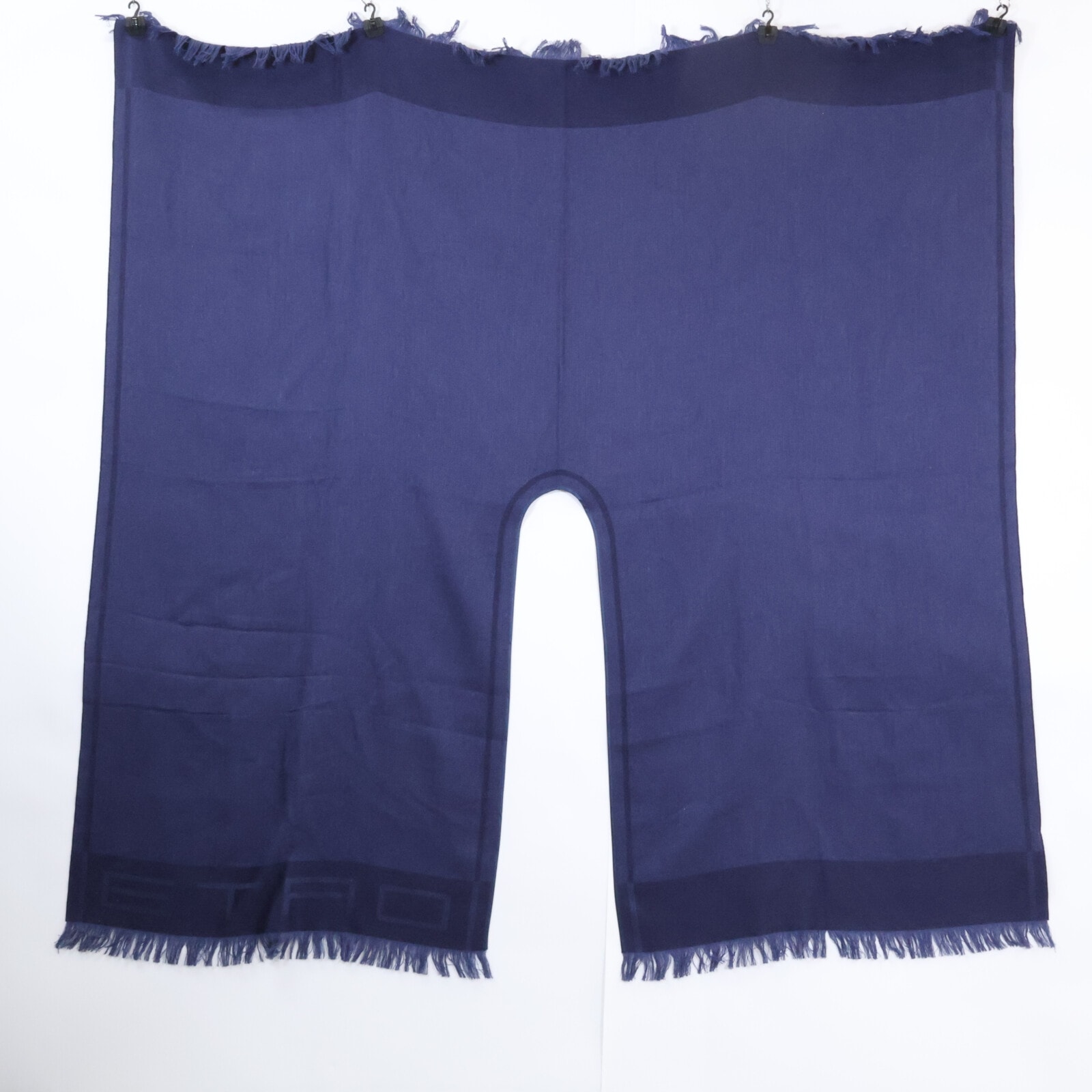 エトロ 【美品/国内正規】231-14317-9161 シルク/カシミヤ ジャカード ケープ