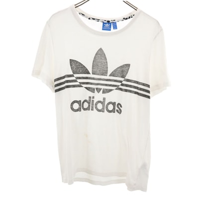 adidas Originals アディダスオリジナルス トレフォイルロゴ 半袖 Tシャツ L ホワイト
