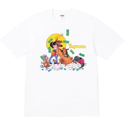 Supreme All Dogs Go To Heaven Tee "White"