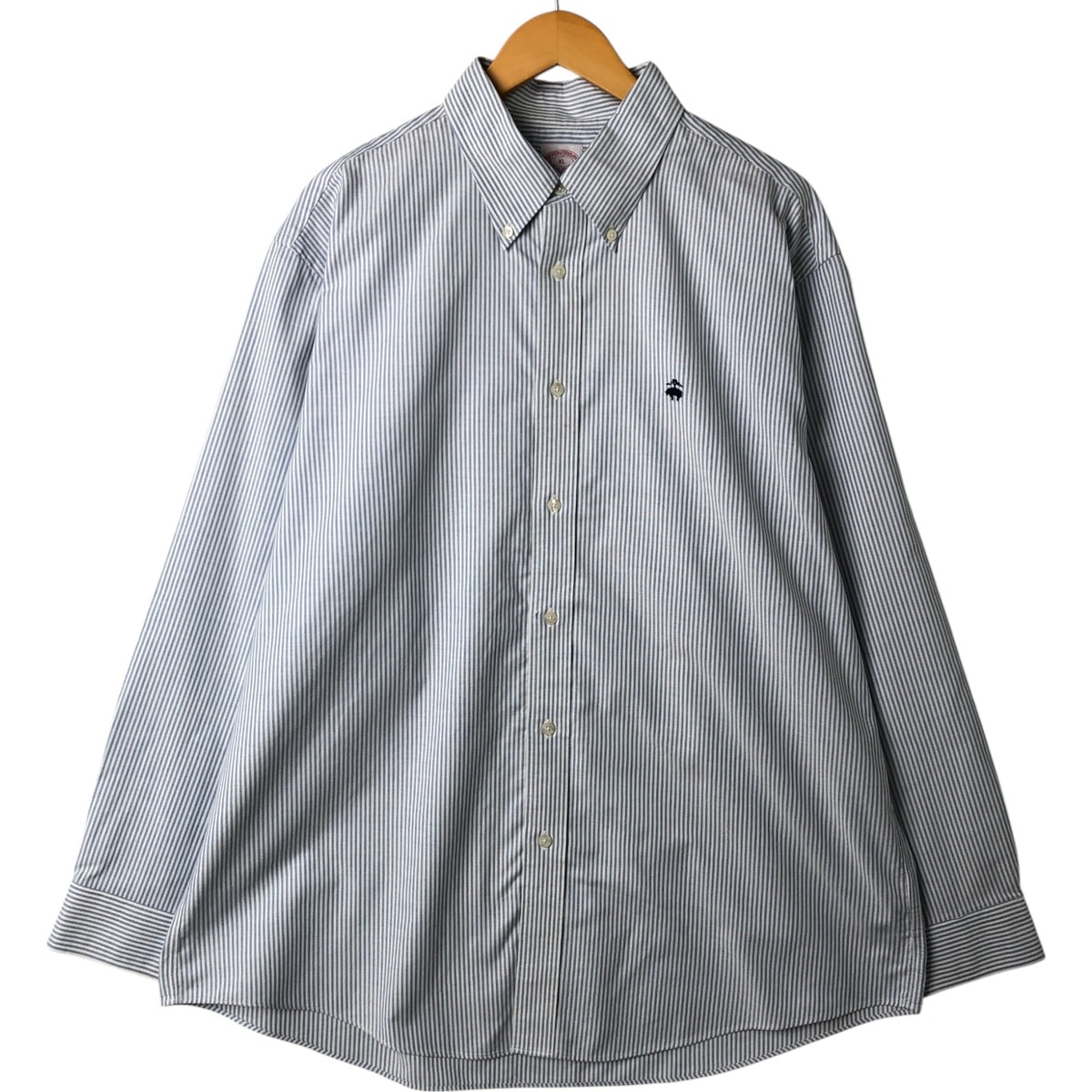 古着 ブルックスブラザーズ Brooks Brothers Est.1818 MADISON 長袖 ボタンダウンストライプシャツ メンズXL相当/eaa544984