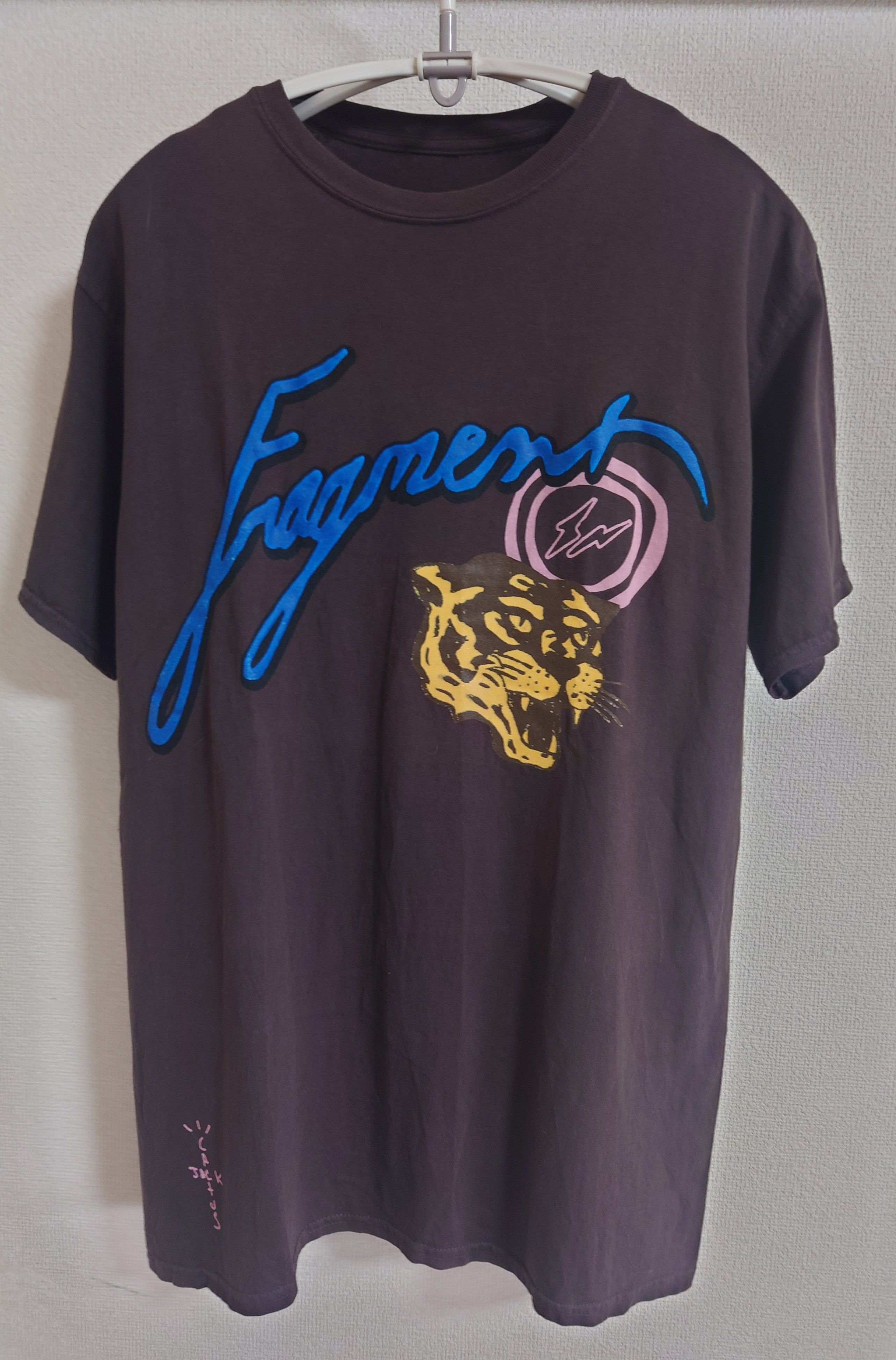 Travis Scott Cactus Jack For Fragment Icons Tee "Brown"