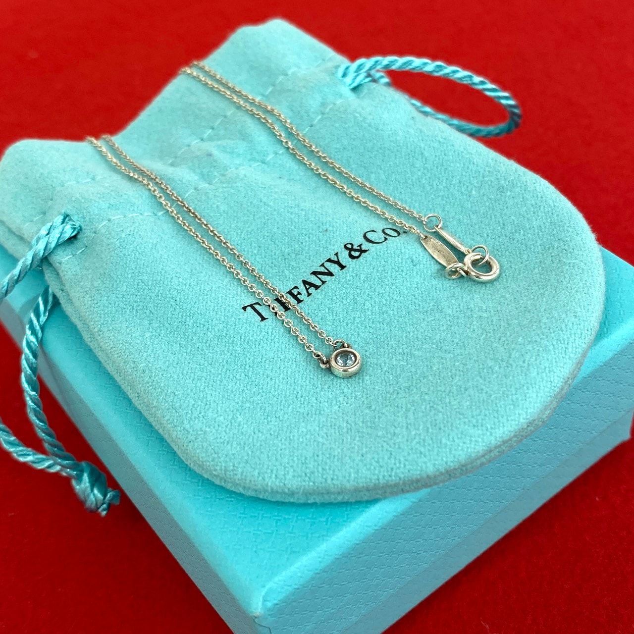TIFFANY&Co. ティファニー バイザヤード アクアマリン ペンダント シルバー925 アクアマリン ネックレス シルバー
21219