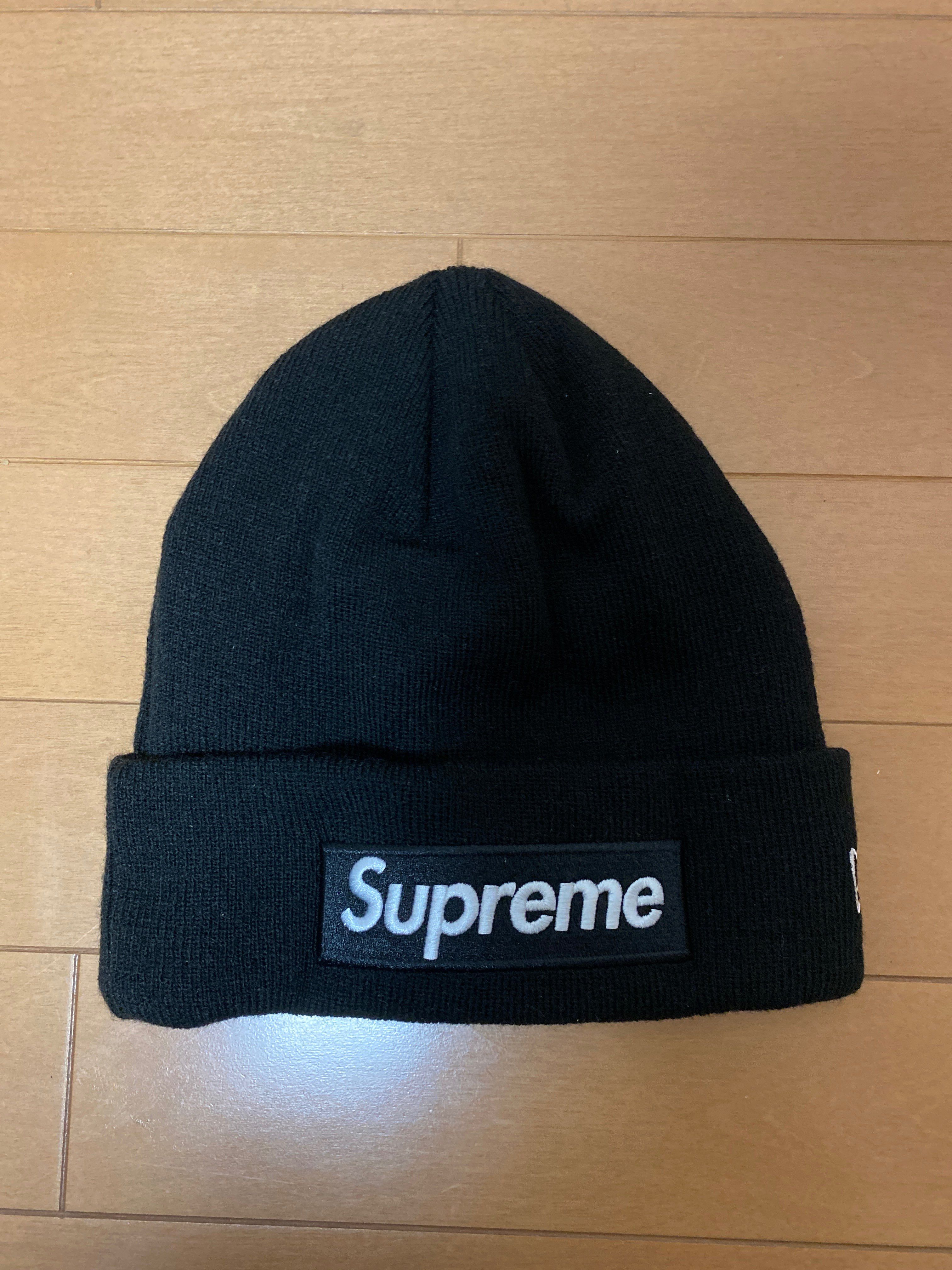 Supreme New Era® Box Logo Beanie "Black" (21FW)