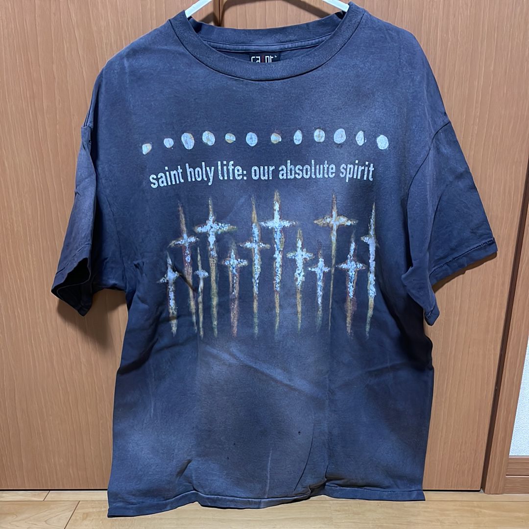 SAINT Mxxxxxx x FORSOMEONE FS_SS T-Shirt/God "Black"