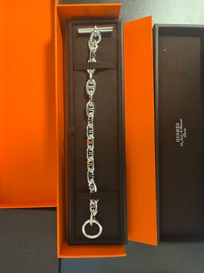Hermes Chaine D'ancre MM Bracelet "Silver"