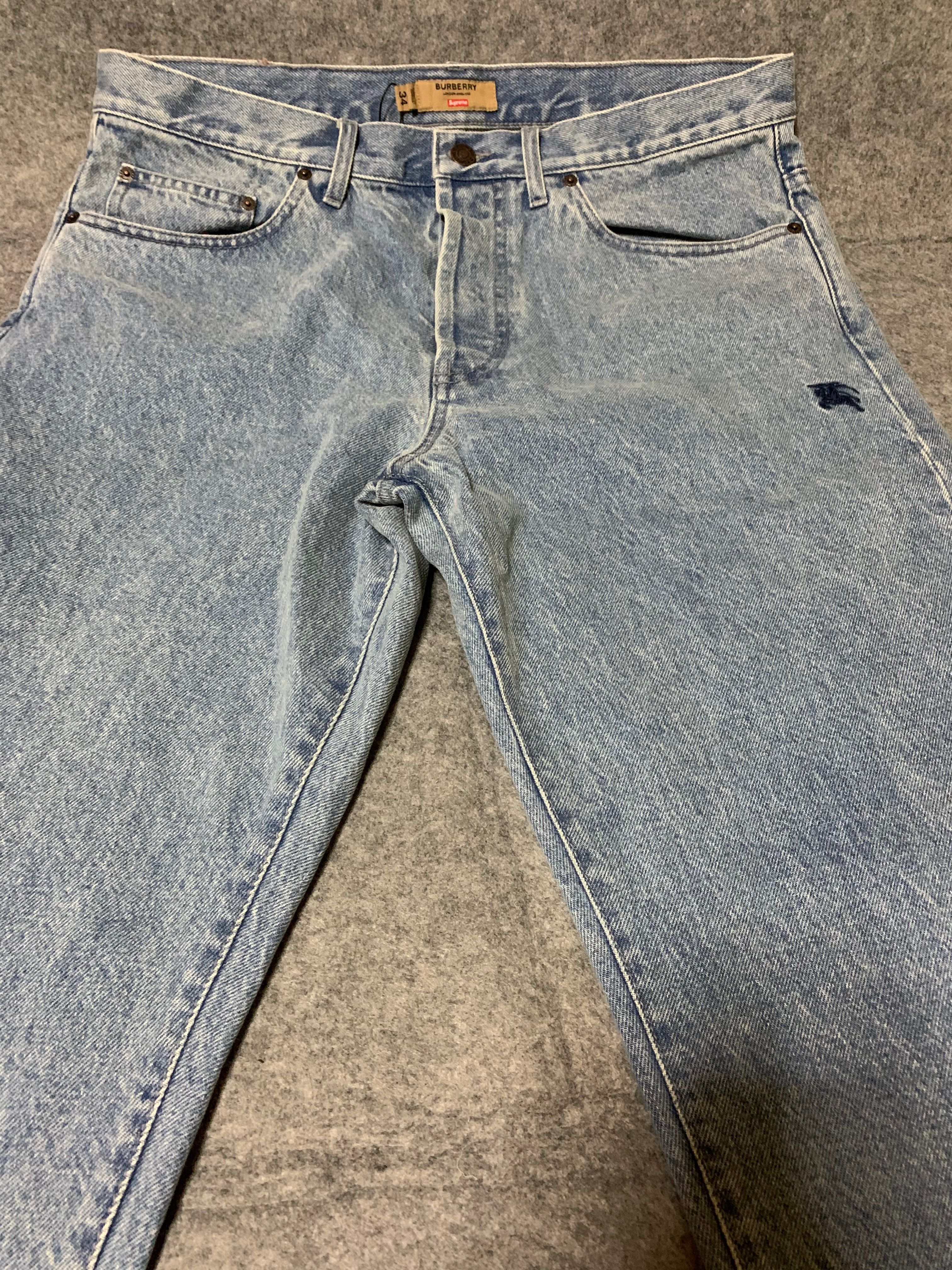 Supreme / Burberry Regular Jean "Blue"