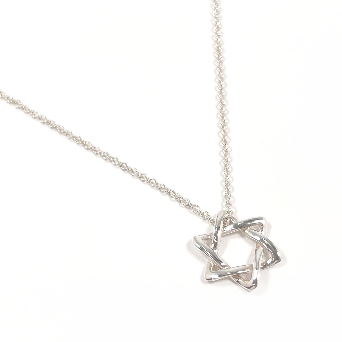 ティファニー ネックレス スターオブダビデ エルサペレッティ  シルバ