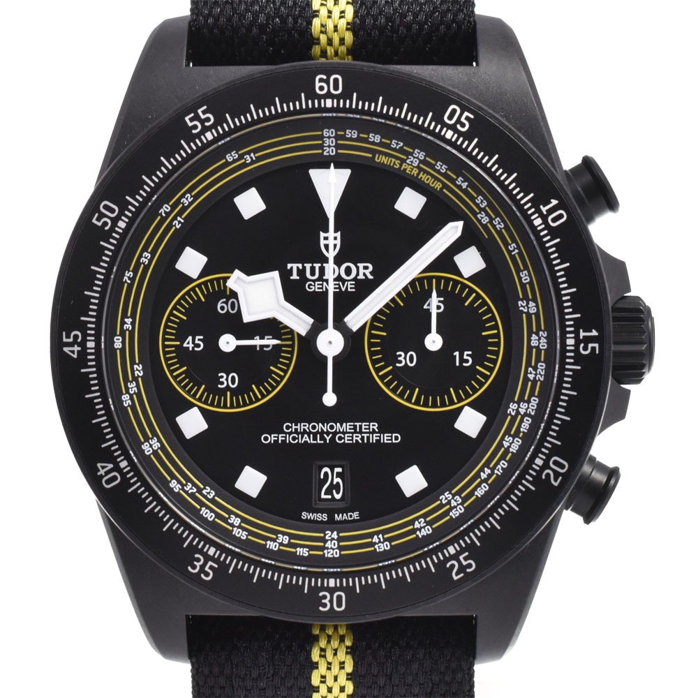 値下 チューダー TUDOR 25827KNJN ペラゴス FXD クロノグラフ 自動巻き メンズ 極美品 箱・保証書付き I#145117