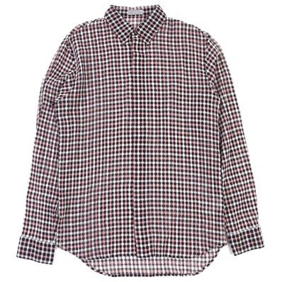 極美品 ディオールオム チェック柄 長袖シャツ 40 293C516A5571