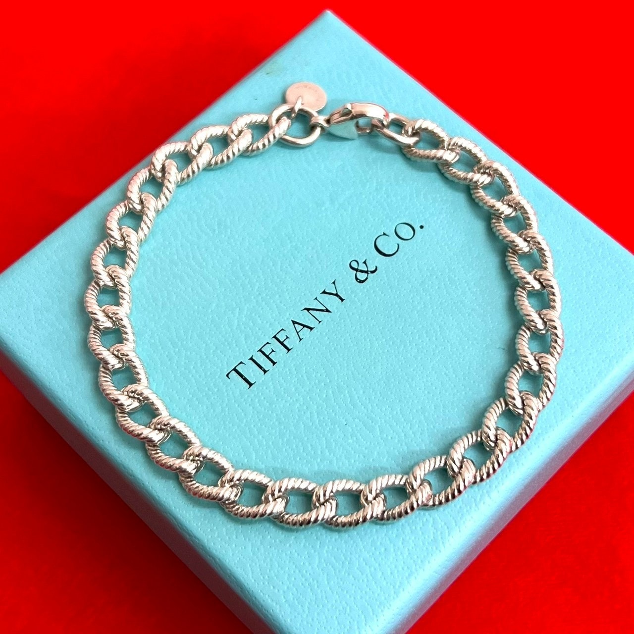 TIFFANY&Co. ティファニー ツイストロープ リンク ブレスレット シルバー925 ブレスレット シルバー
41202