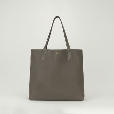 エルメス HERMES ドゥブルセンス36 ドゥブルセンス 36 ドゥブルサンス36 バッグ トートバッグ トリヨンクレマンス ブルーニュイ Bleunuit エトゥープ Etoupe ブルー Blue グレー Gray 青 灰 ハンドバッグ