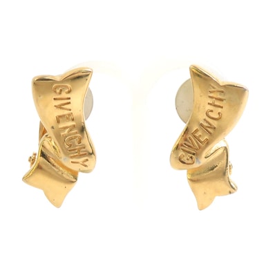 ジバンシィ GIVENCHY イヤリング メタル ゴールド レディース【中古】 h32110a
