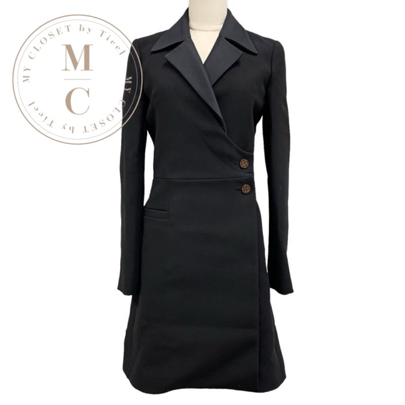 未使用 ルイヴィトン LOUIS VUITTON アウター コート モノグラム ブラック