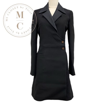 未使用 ルイヴィトン LOUIS VUITTON アウター コート モノグラム ブラック