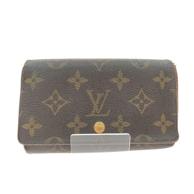 ▼▼LOUIS VUITTON ルイヴィトン レディース 二つ折り財布 モノグラム ポルト モネ・ビエ トレゾール M61730 ブラウン