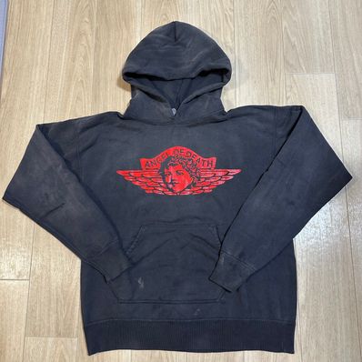 SAINT Mxxxxxx 24SS Angel Hoodie "Black"