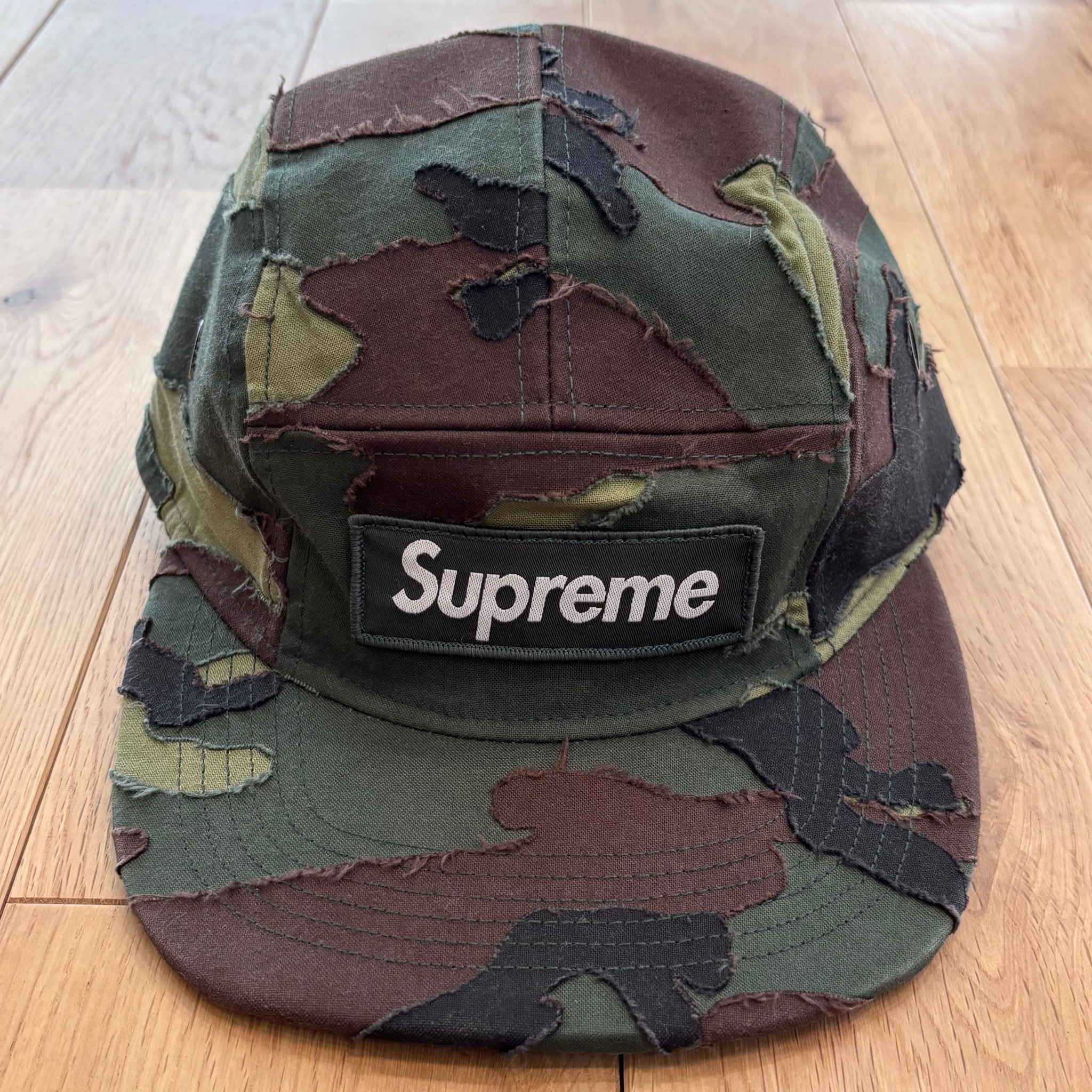 Supreme Layered Camo Camp Cap "Woodland Camo"