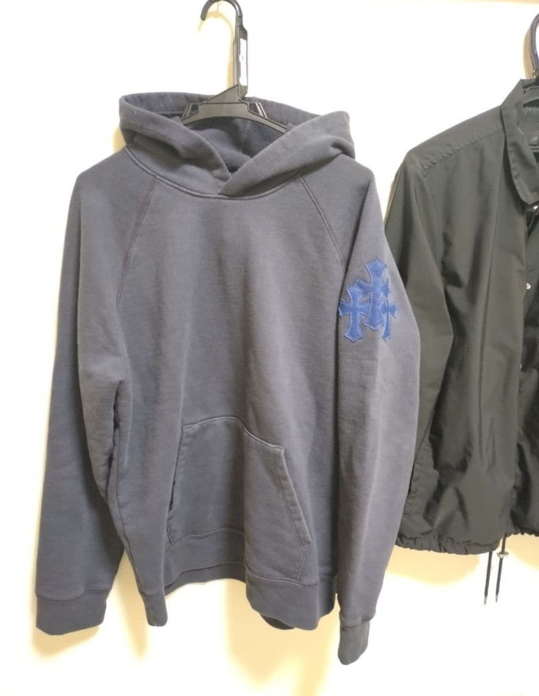Chrome Hearts Y Not Cross Patch Hoodie "Black"