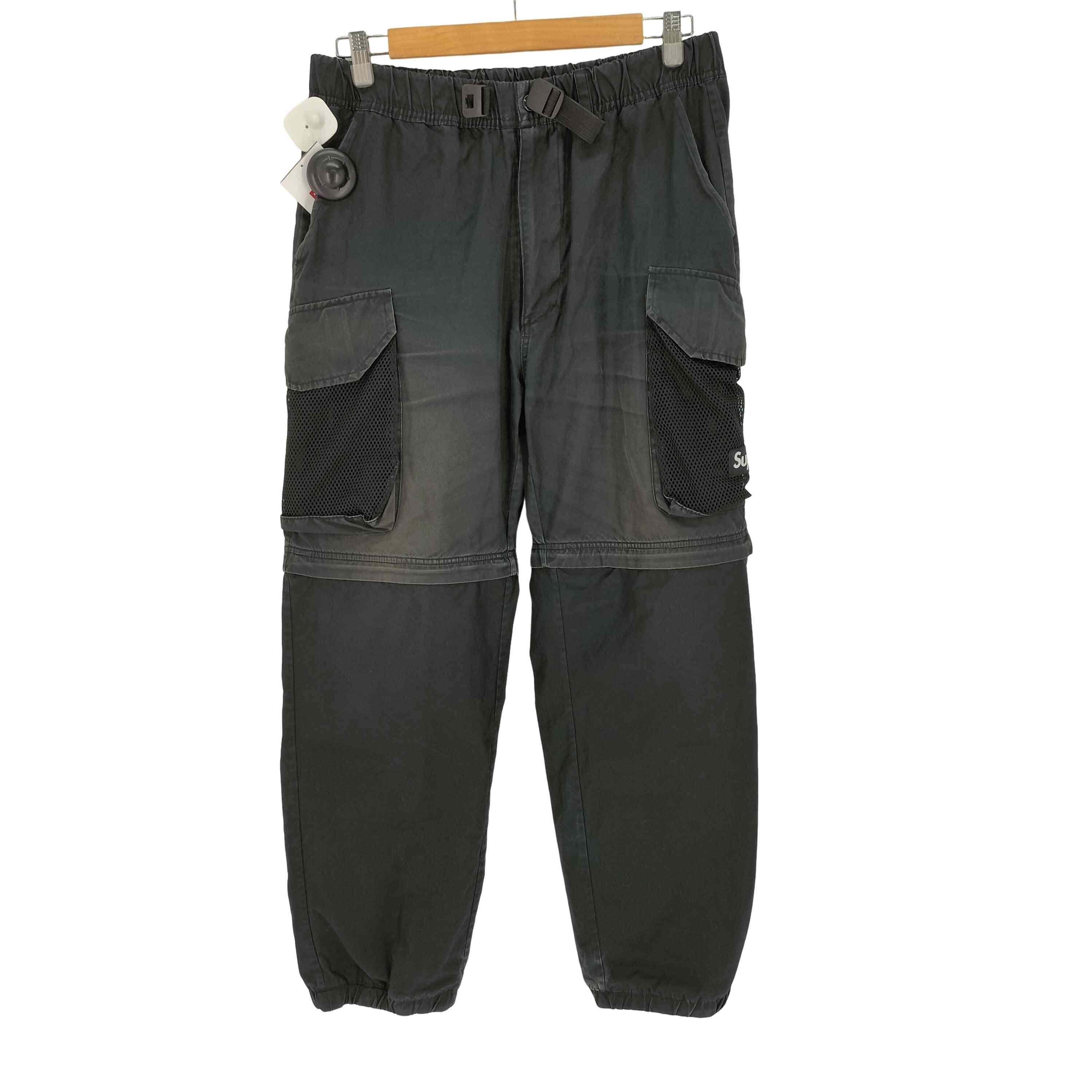 Mesh Pocket Belted Cargo Pants【1143189689129】