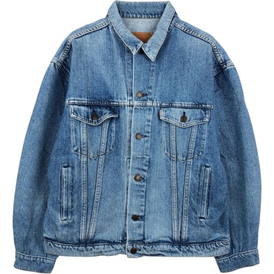 古着 80年代 リーバイス Levi's 70503-02 ユーロモデル デニムジャケット Gジャン イタリア製 メンズL相当 ヴィンテージ/eaa663779