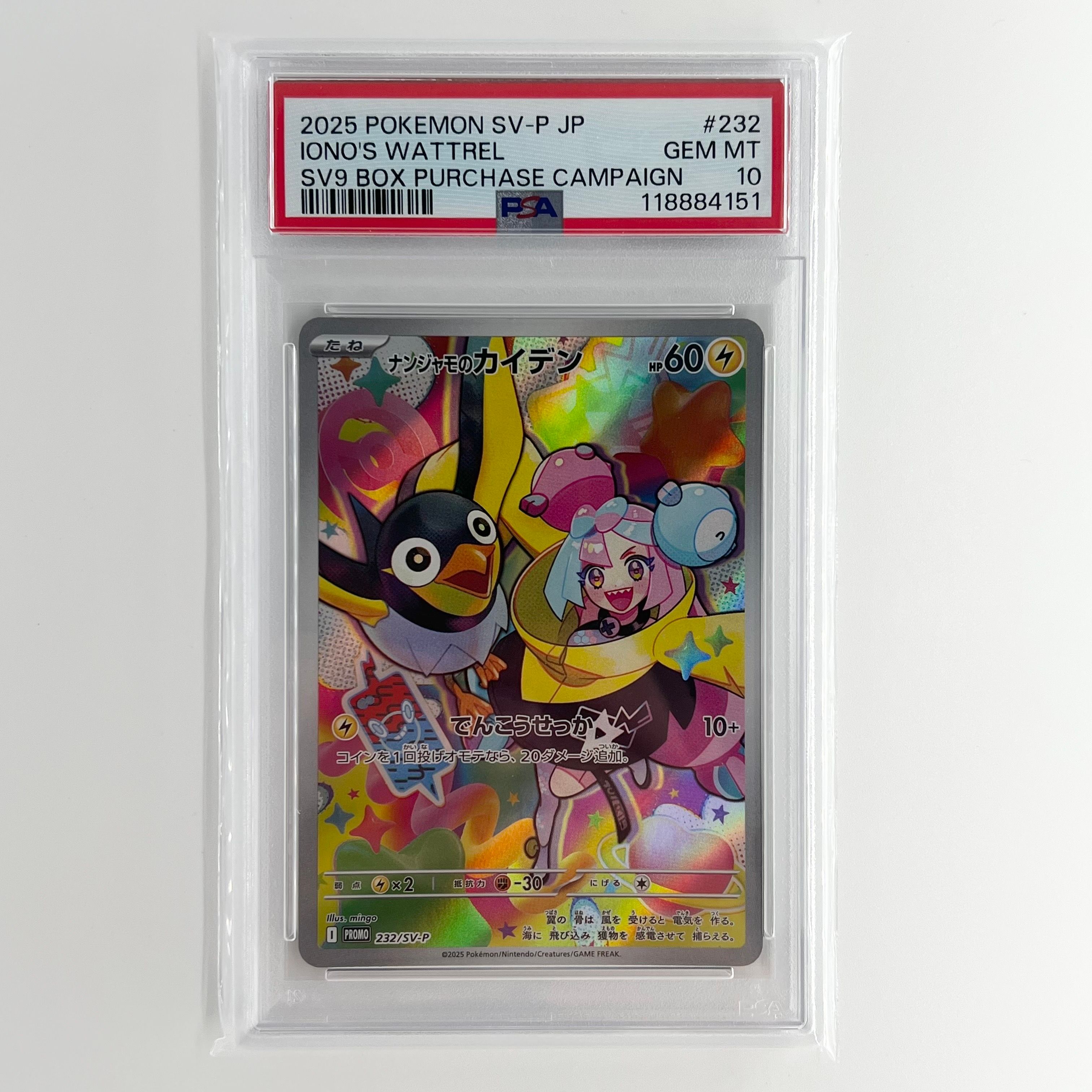 ナンジャモのカイデン P [SV-P 232](プロモーションカード「拡張パック バトルパートナーズ Box購入キャンペーン」)