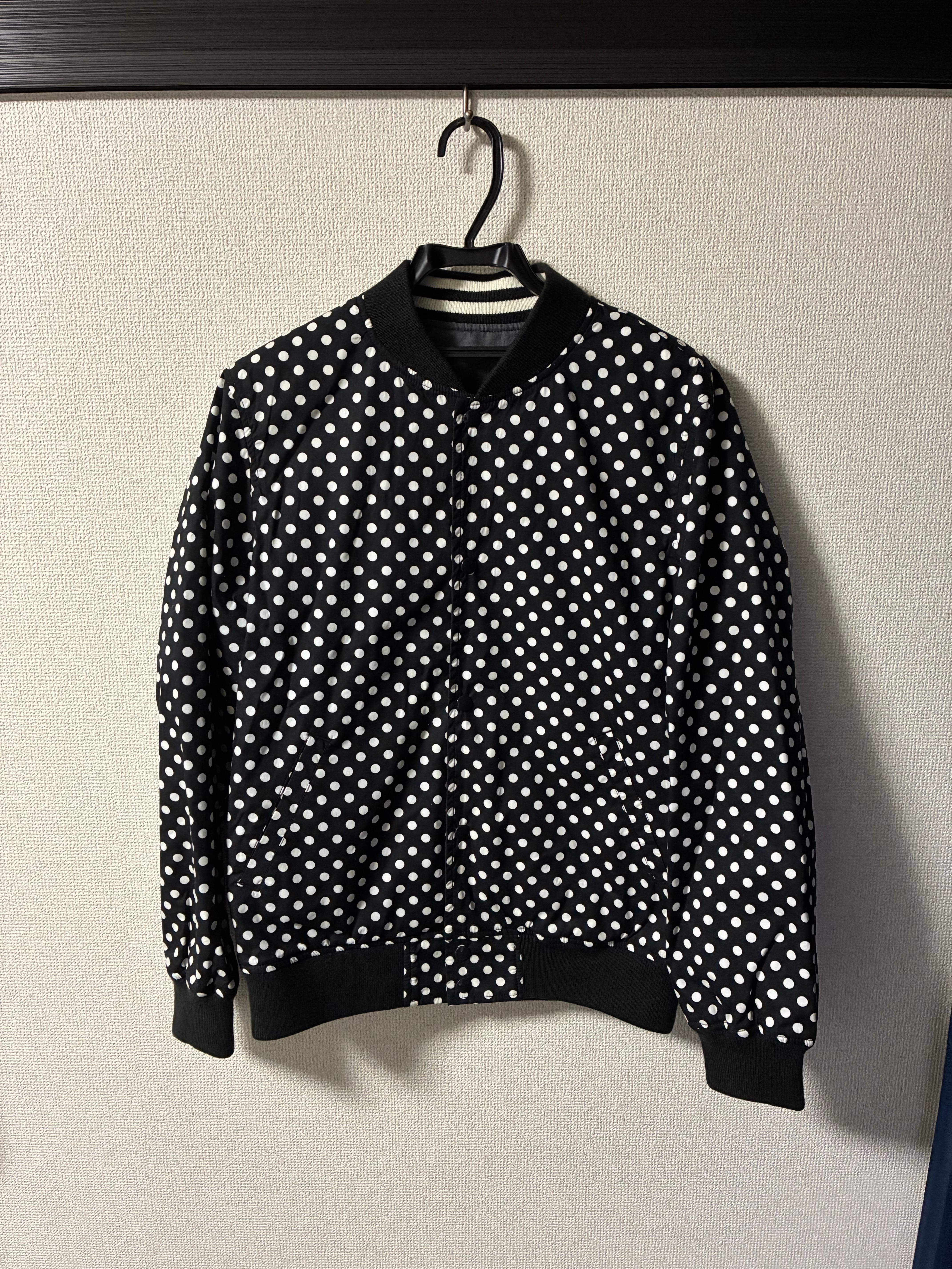 Supreme x COMME des GARCONS SHIRT Reversible Varsity Baseball Jacket "Black"