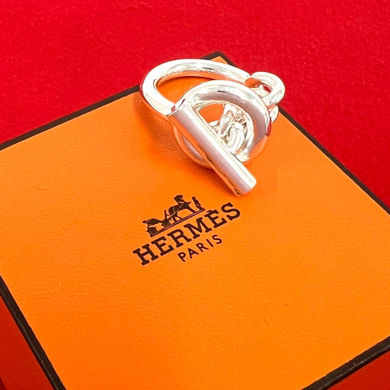 HERMES エルメス クロワゼット リング シルバー925 リング・指輪 14号 シルバー
23132