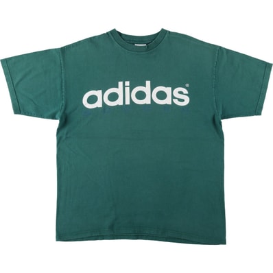 古着 90年代 アディダス adidas ロゴプリントTシャツ USA製 メンズL相当 ヴィンテージ/eaa640751