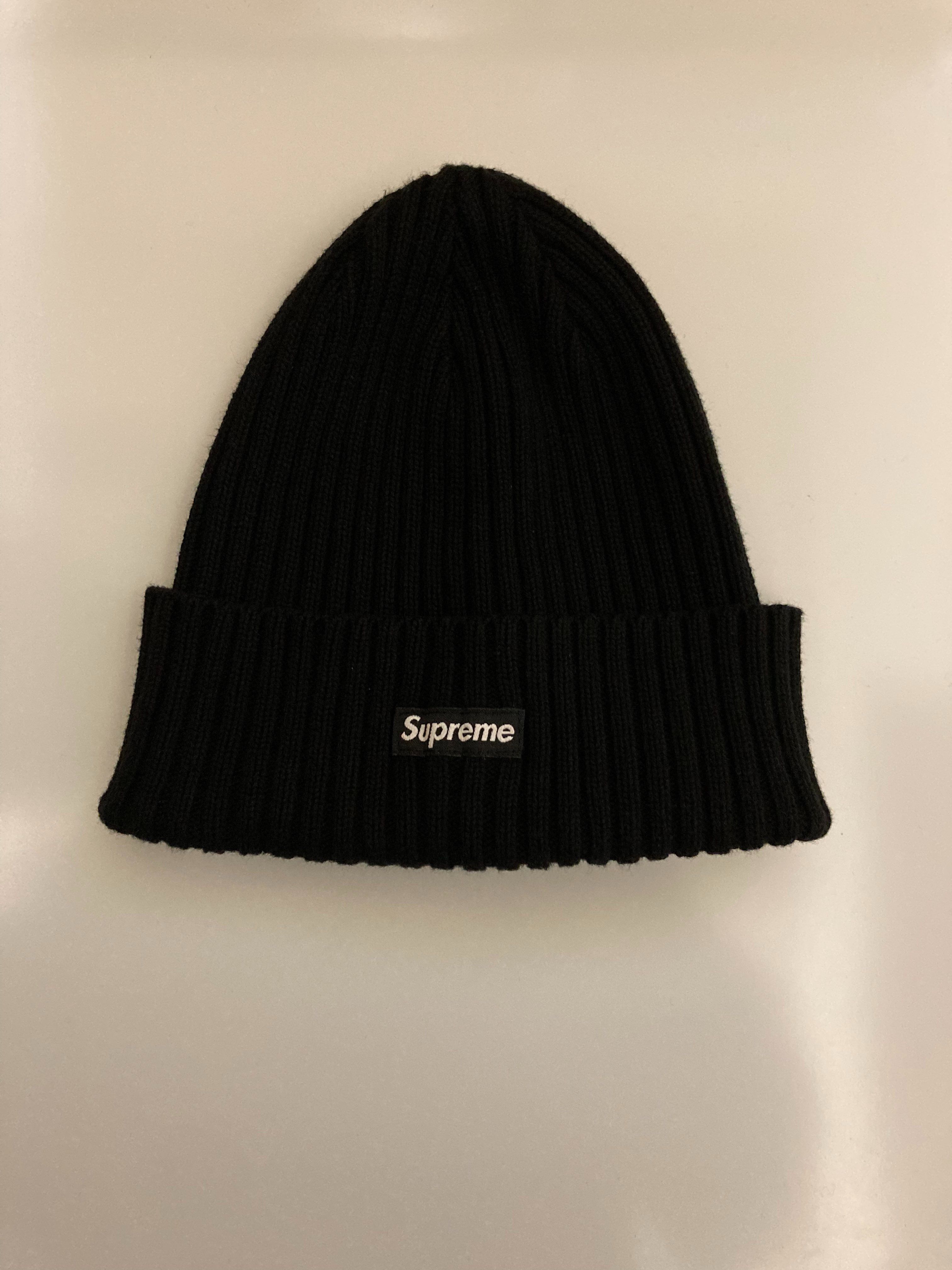 Supreme Overdyed Beanie "Black"(19SS)