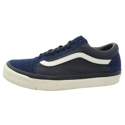 WTAPS ダブルタップス スニーカー VN0A36C8U9X × VANS OG Old Skool LX Dress Blue バンズ OG オールドスクール LX ドレス ブルー ネイビー系 27.5cm【中古】