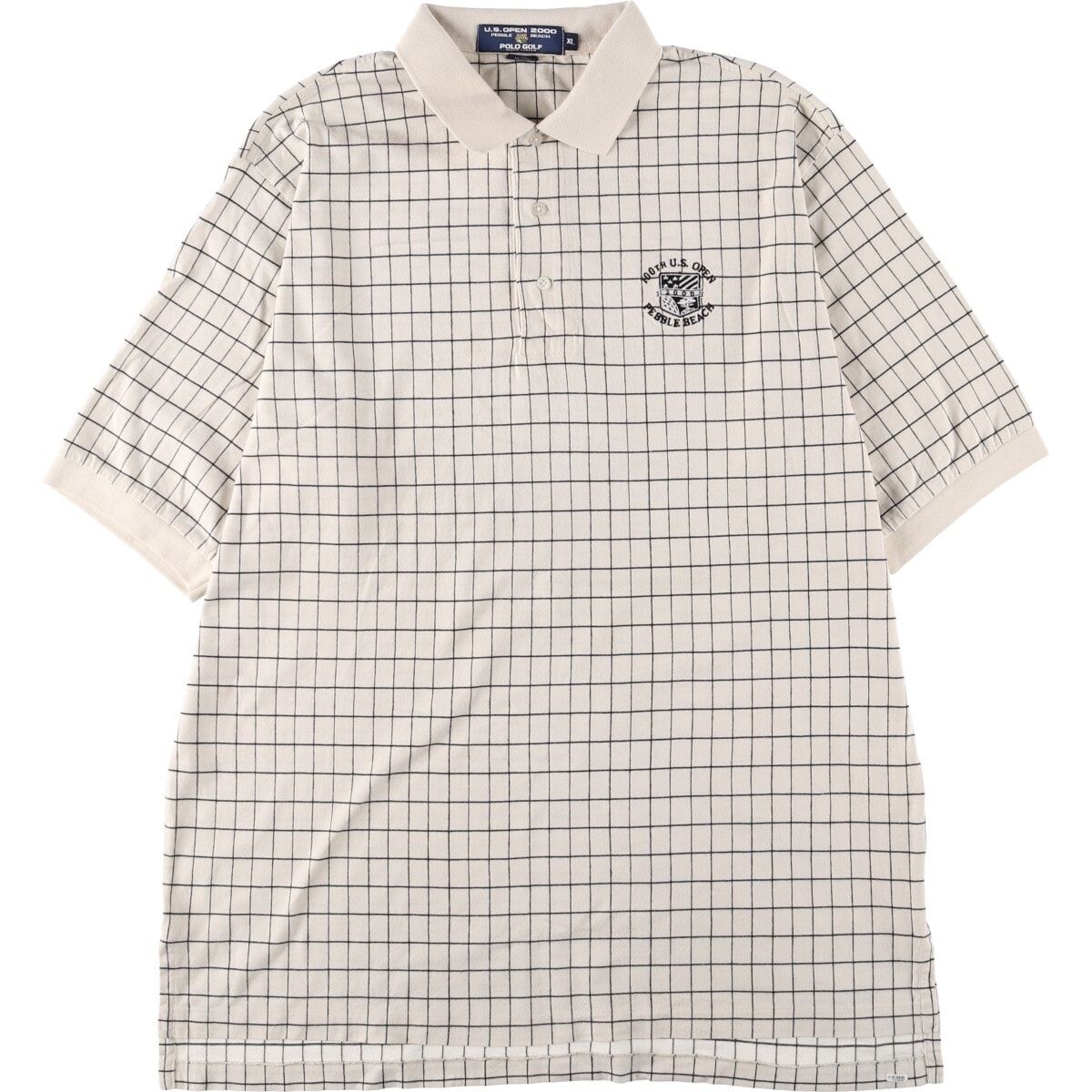 古着 ラルフローレン Ralph Lauren POLO GOLF ポロゴルフ 半袖 チェック ポロシャツ メンズXL相当/eaa562262