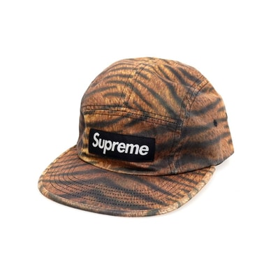 【中古】シュプリーム Supreme 2025年秋冬 Washed Chino Twill Camp Cap キャンプキャップ 帽子 ブラウンxブラック【サイズONE SIZE(58cm)】【メンズ】