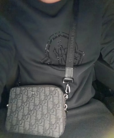 Dior Shoulder Strap Pouch Dior Oblique Jacquard "Beige"